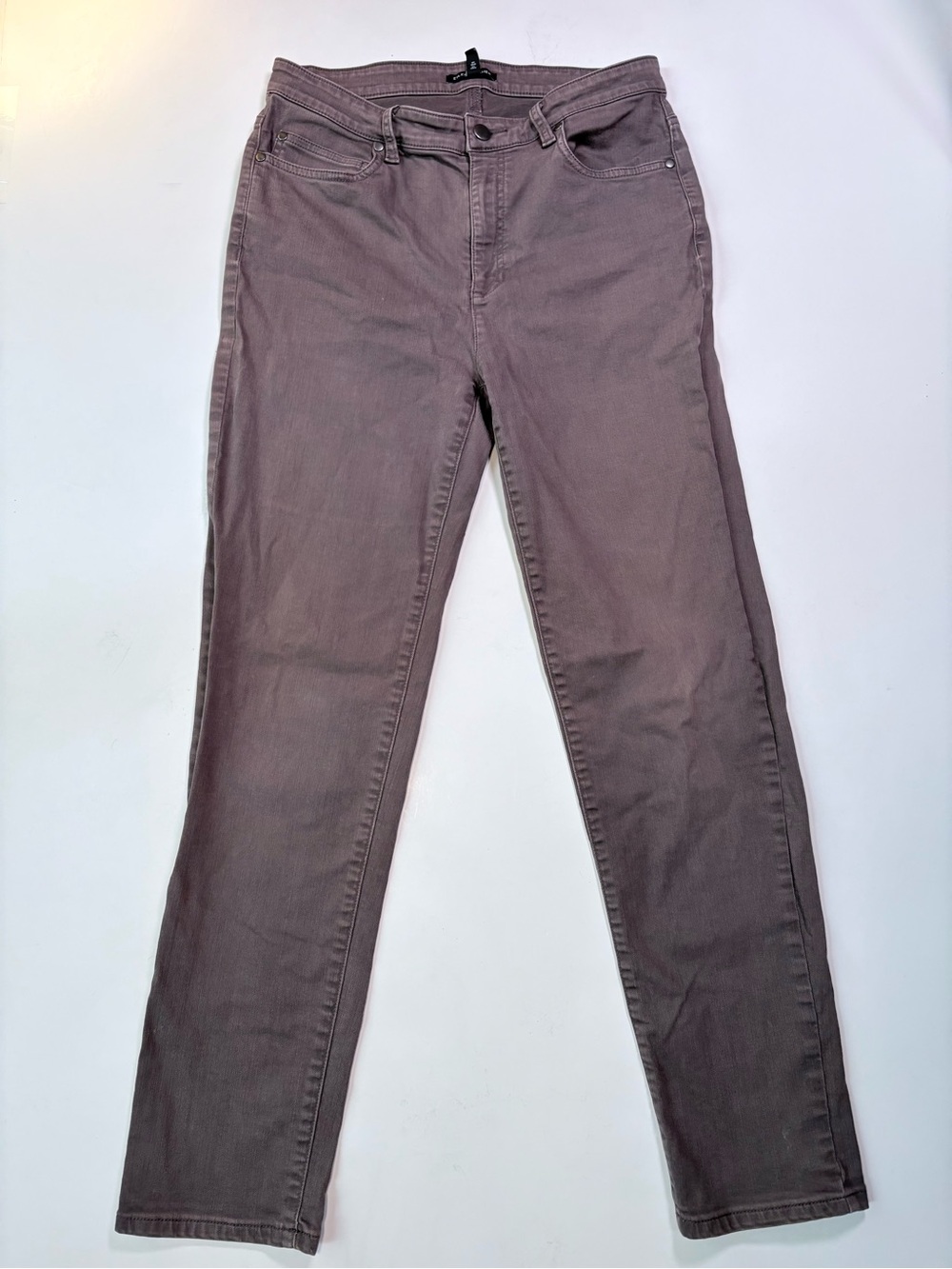 Eileen Fisher Straight-Leg Jeans - Mauve Taupe